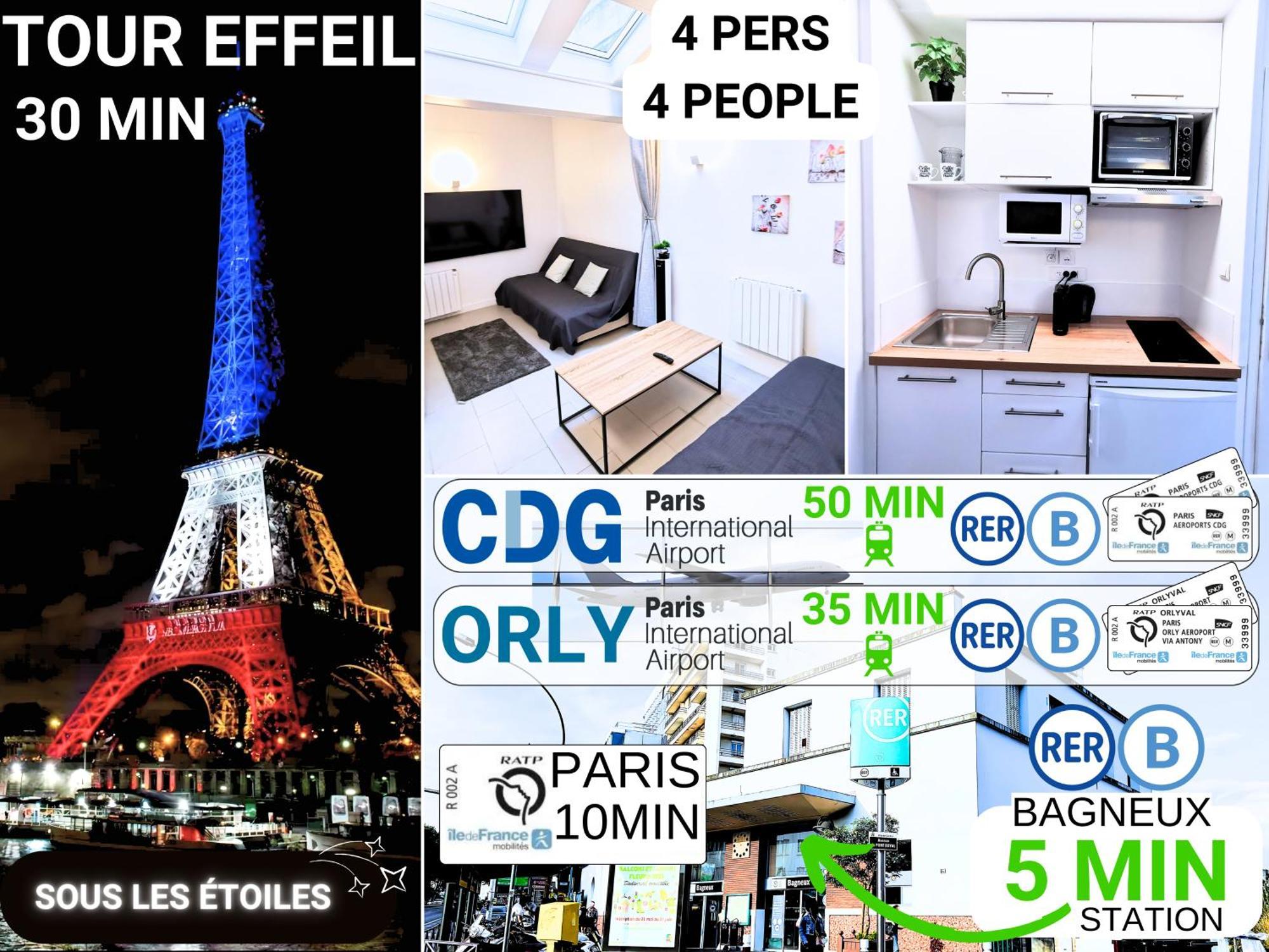 Bagneux Paris Rer B Confort Netflix Cachan Ngoại thất bức ảnh
