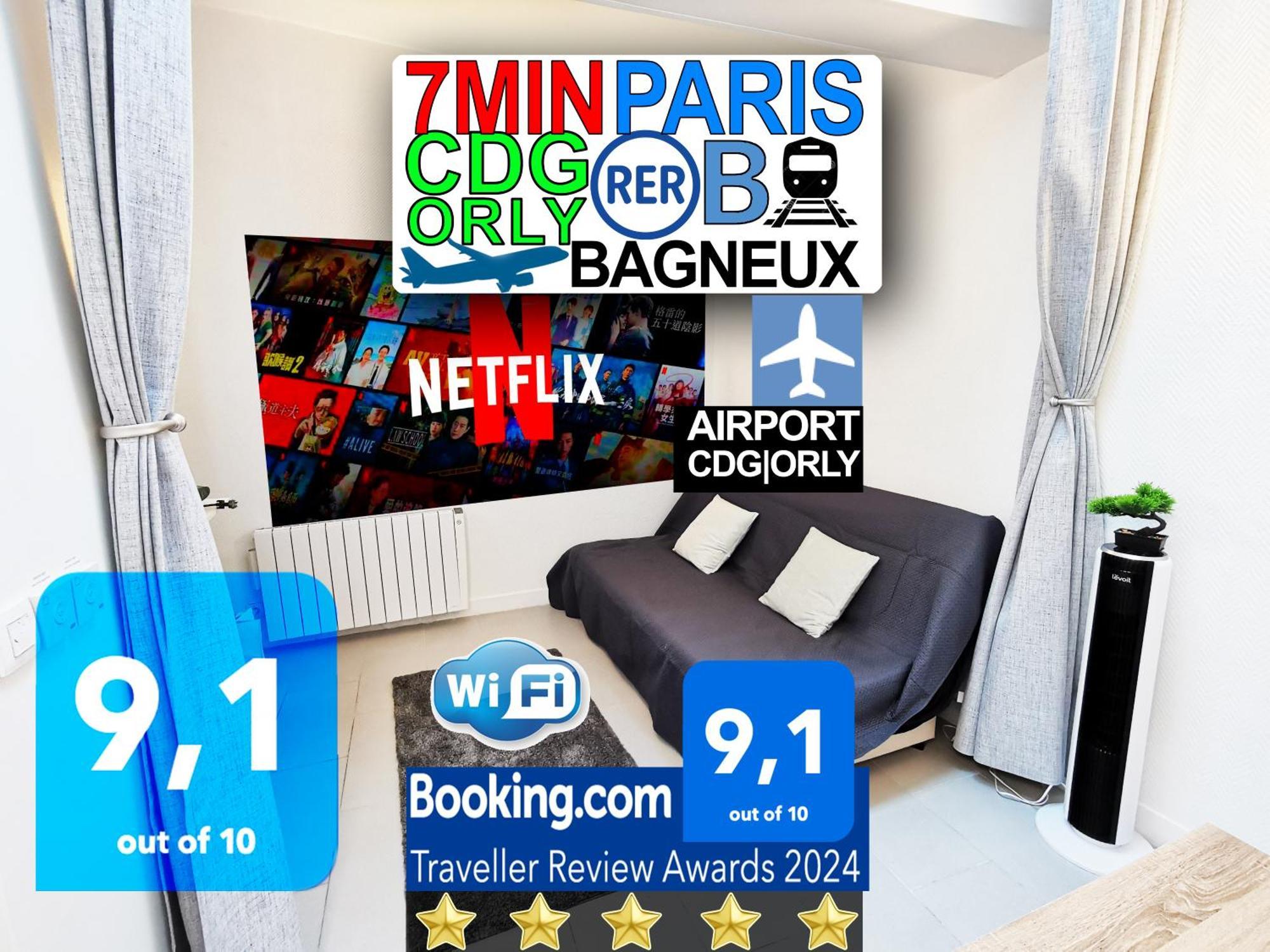 Bagneux Paris Rer B Confort Netflix Cachan Ngoại thất bức ảnh